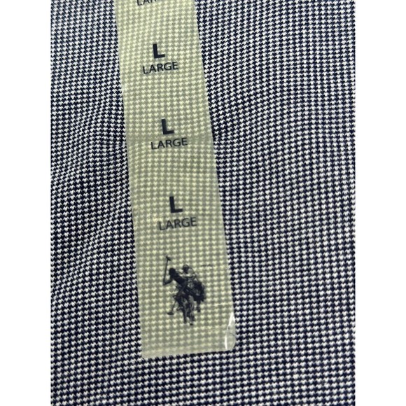 U.S.‎ Polo Assn. Since 1890 Big Pony  Navy/ gray new  Short sleeve. NEW!!! L - Picture 10 of 11